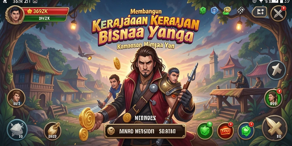 Tampilan gameplay 369ZK yang menarik dengan strategi bisnis.