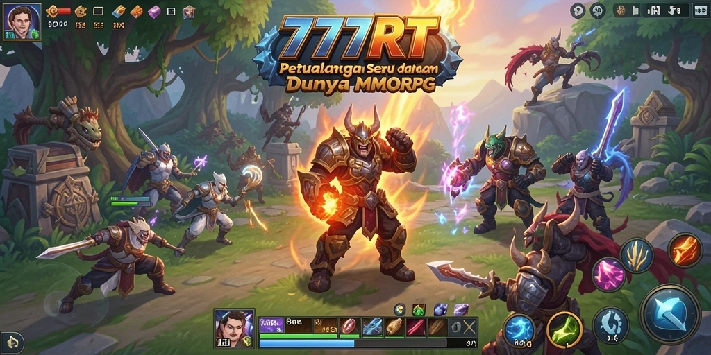Tangkapan layar gameplay menunjukkan pertempuran yang mendebarkan di dunia 777RT.