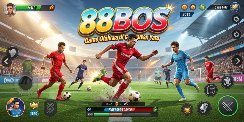Tampilan gameplay menegangkan di 88BOS dengan berbagai cabang olahraga.