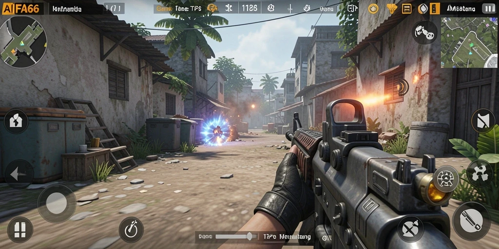 Tampilan gameplay seru di AIFA66 dengan aksi TPS memikat.