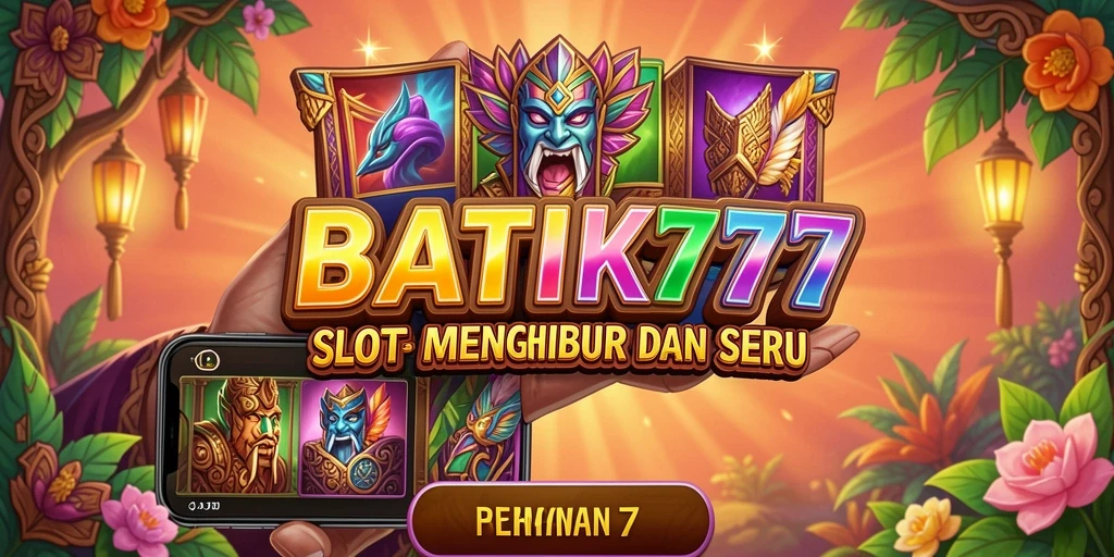 Tampilan gameplay seru dan menarik dari BATIK77 yang penuh warna.