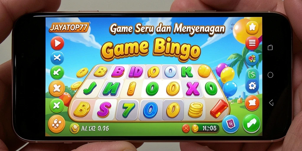 Gameplay seru dan menegangkan dalam JAYATOP77 Bingo.