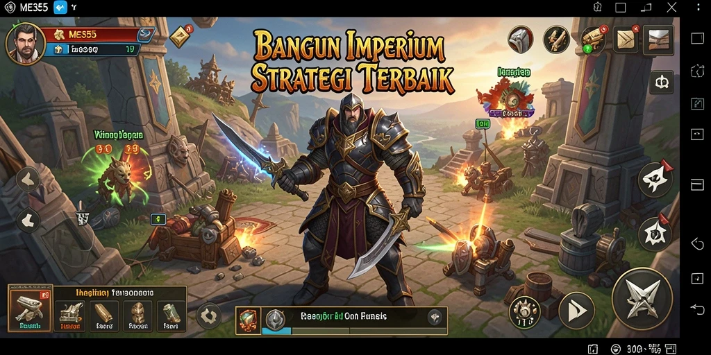 Tangkapan layar gameplay <strong>ME355</strong> dengan antarmuka strategi yang menarik.