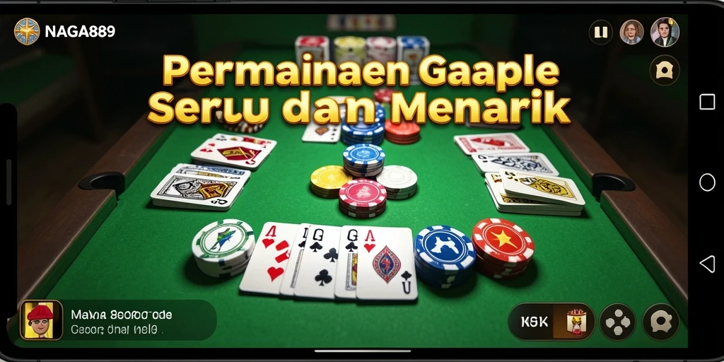Gameplay seru NAGA889 yang memikat pemain Gaple.