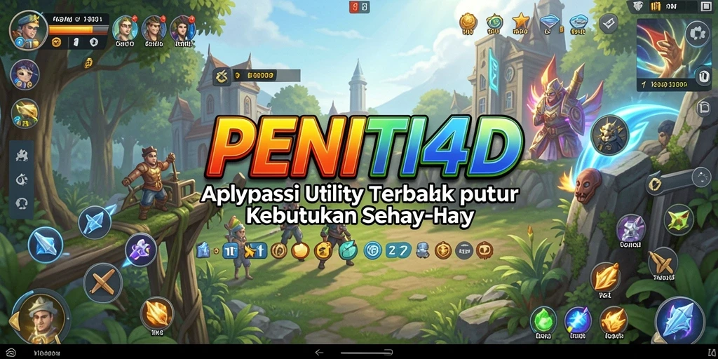 Tampilan menarik dari aplikasi PENITI4D saat digunakan.