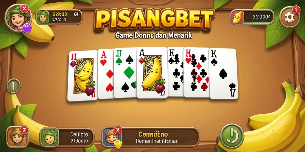 Tampilan gameplay seru dari PISANGBET di Domino.