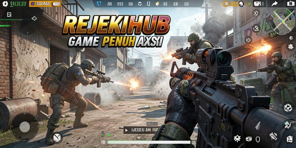 Tampilan mendebarkan dari pertempuran di REJEKIHUB.
