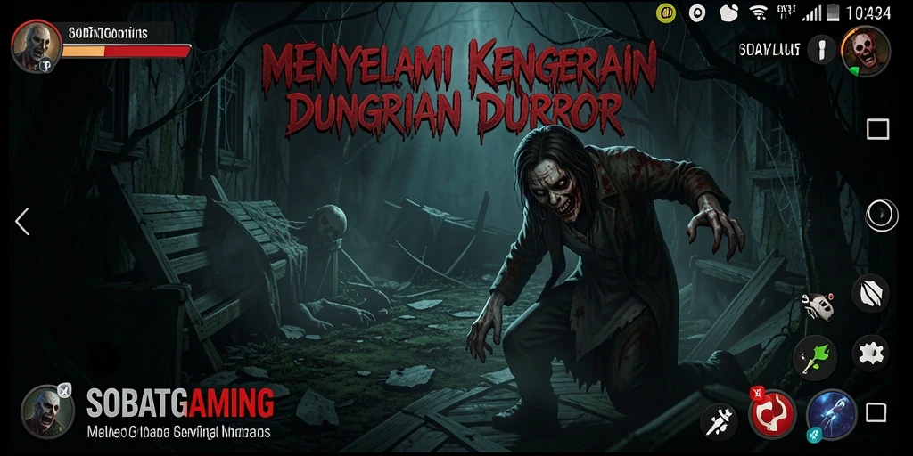 Gameplay menegangkan di dunia penuh kegelapan dan misteri.
