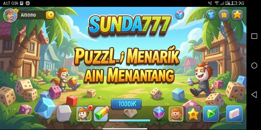 Screenshot SUNDA777 menampilkan momen seru saat menyelesaikan puzzle.
