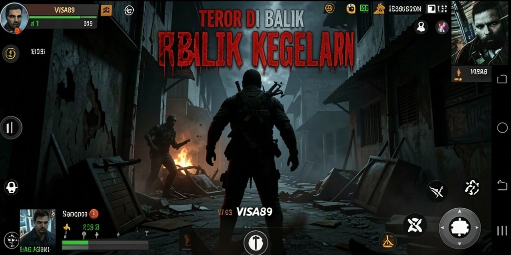 Gameplay HORROR menegangkan di VISA89, siap mengguncang nyali Anda.